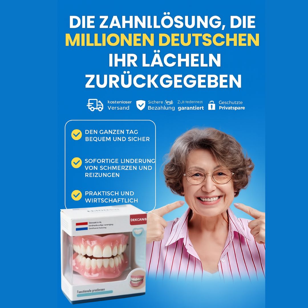 Dentix Pro - Verstellbares Zahnprothesen-Set